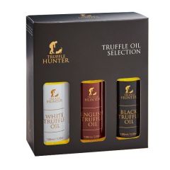 Black, White & English Truffle Oil Set (3 x 100ml) - Marinading & Seasoning